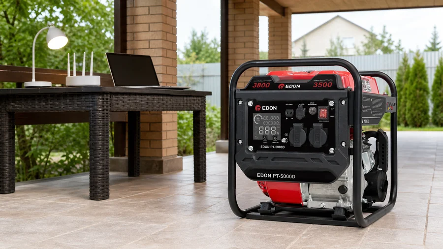 EDON PT-5000D для резервного питания роутера, ноутбука и освещения