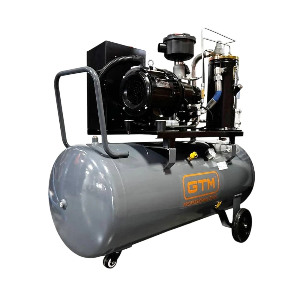 Открытый инверторный компрессор GTM DLG5.5V/inv 27350 на ресивере 200 л