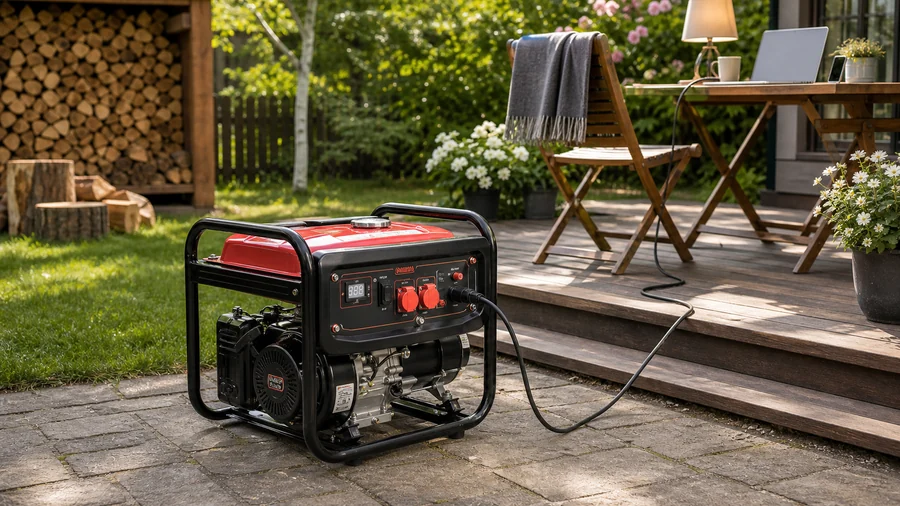 Инверторный генератор Edon PT-4000D на даче