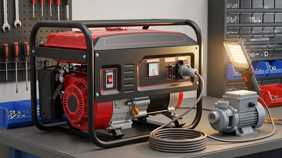 Панель и подключение генератора Edon PT-3800D