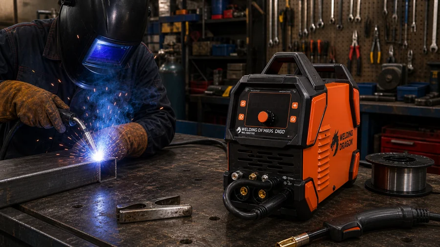 Welding Dragon MIG-150 S2 DIGI в гараже