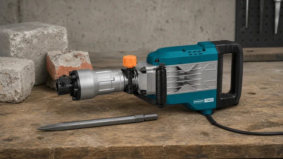 PROFI-TEC DH1800H55 и оснастка HEX 30 мм