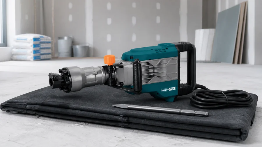 Отбойный молоток PROFI-TEC DH1800H55 с кабелем и долотом