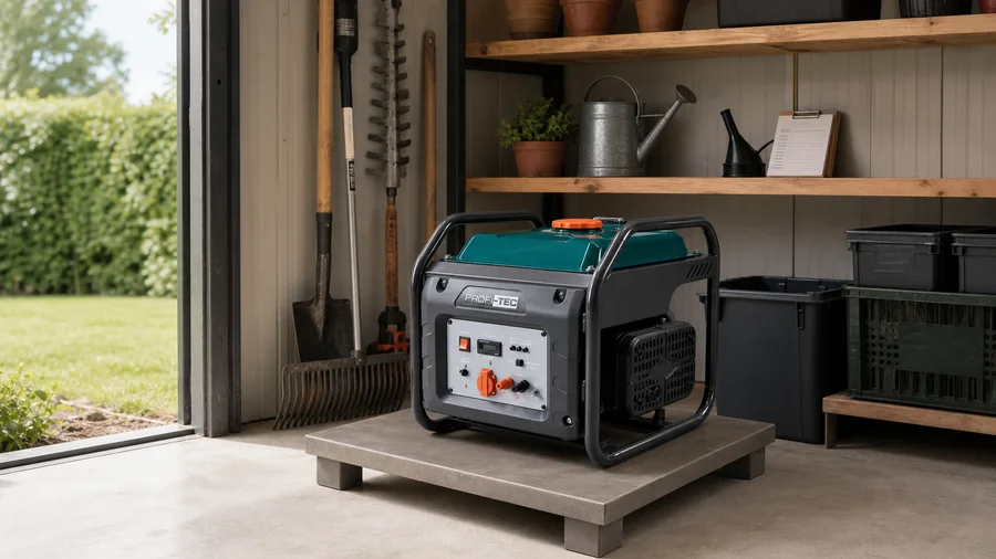 Хранение инверторного генератора PROFI-TEC GIG5500i