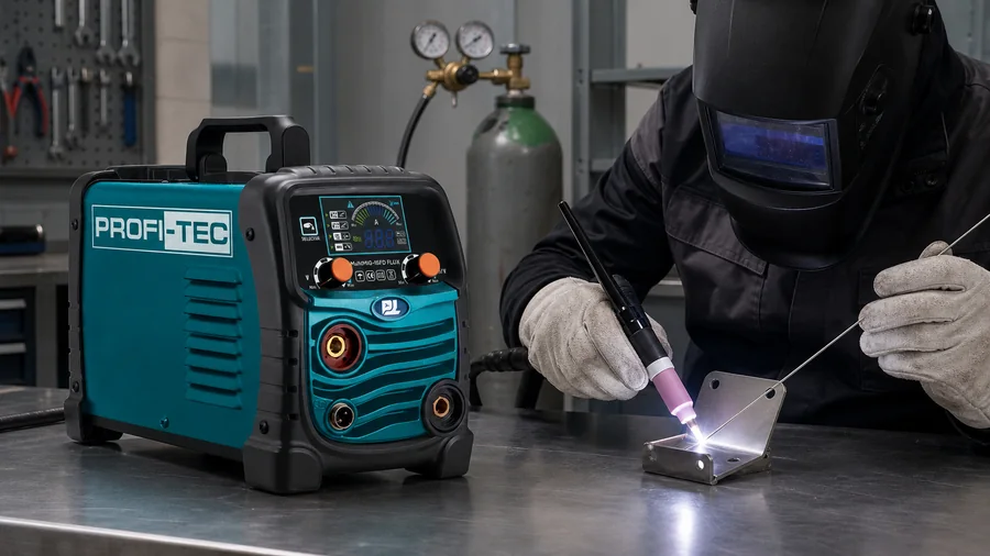 Сварка TIG Lift аппаратом PROFI-TEC MultiMIG-15FD FLUX с отдельной аргоновой оснасткой