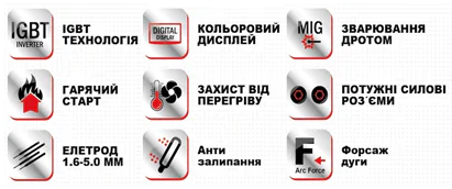 Зварювальний напівавтомат Narva NMG-280 5 IN 1 MASTER - фото 3