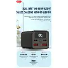 Повербанк (Power Bank) XO PB97 20000mAh 65W чорний — мініатюра 6 Повербанк (Power Bank) XO PB97 20000mAh 65W чорний — мініатюра 6
