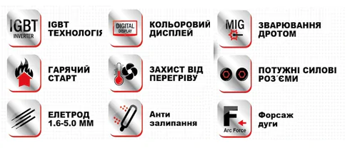 Зварювальний напівавтомат Narva NMG-320 5 IN 1 MASTER - фото 3