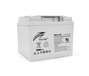 Акумуляторна батарея AGM RITAR RA12-40, 12V 40Ah