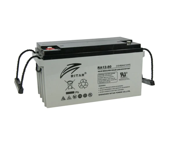Акумуляторна батарея AGM RITAR DC12-80, 12V 80Ah - фото 1 Акумуляторна батарея AGM RITAR DC12-80, 12V 80Ah - фото 1
