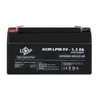 Акумулятор AGM LPM 6V - 1.3 Ah — мініатюра 2