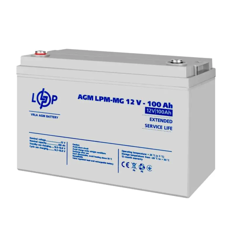 Аккумулятор мультигелевый LPM-MG 12V - 100 Ah - фото 3