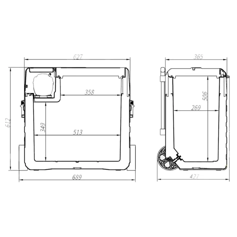 Автомобильный холодильник Brevia 62 л 22790 - фото 13