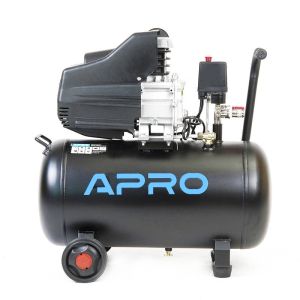 Компресор одноциліндровий APRO 1,5кВт 205л / хв 8бар 50л (2 крана)