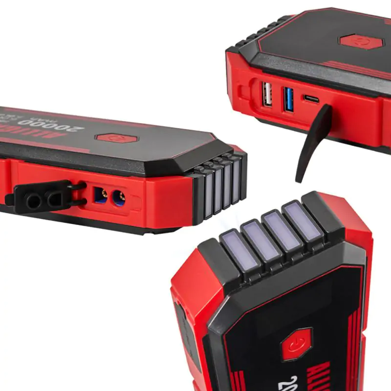 Пусковое устройство Alligator Jump Starter 800A/1600A 20000mAh со Smart-клеммами - фото 3