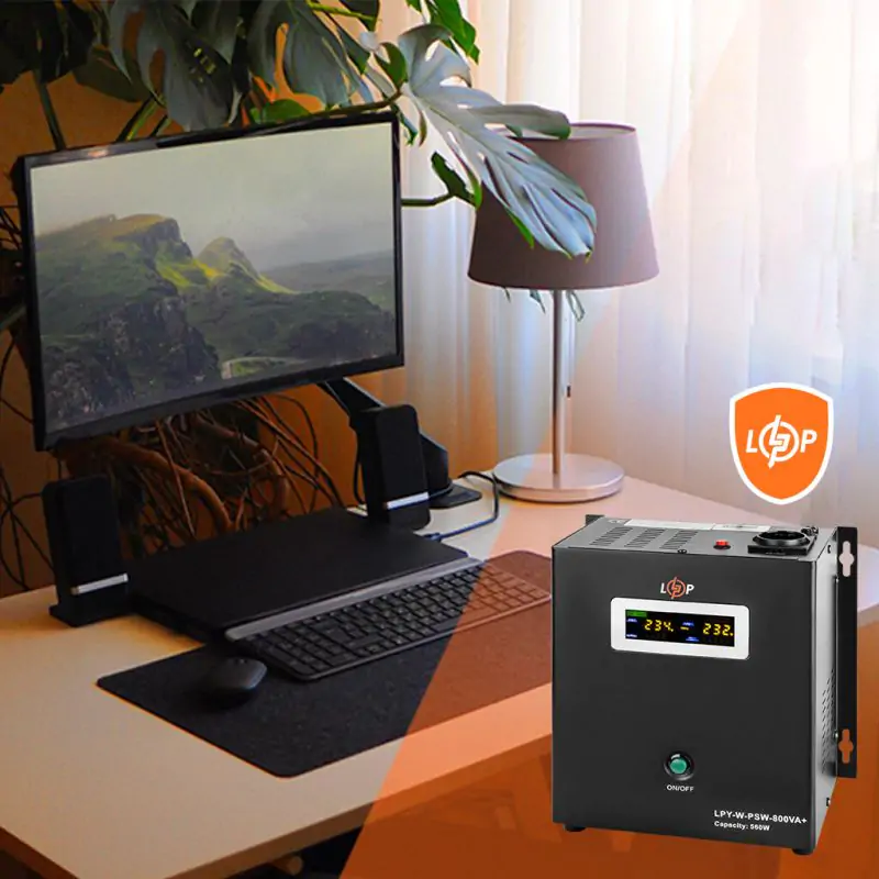 ИБП с правильной синусоидой 12V LPY-W-PSW-1000VA+(700Вт)10A/20A - фото 8