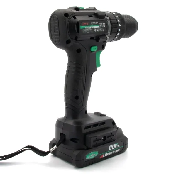 Акумуляторний ударний дриль-шуруповерт DWT ASBP-20 DNG-2 BMC - фото 10 Акумуляторний ударний дриль-шуруповерт DWT ASBP-20 DNG-2 BMC - фото 10