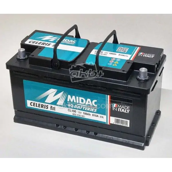 Аккумулятор 6СТ-100A MIDAC CELERIS L, 12V, 100AH (-/+) Евро, 12В, 100АЧ, EN810А - фото 2