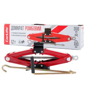 Домкрат ромбовый CarLife 1,2т 100-350мм
