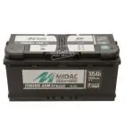 Аккумулятор 6СТ-105 AH MIDAC ITINERIS START STOP AGM, 12V, 105AH, R 12В, 105АЧ, EN950А — миниатюра 2