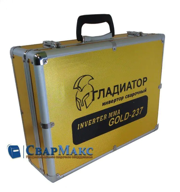 Зварювальний інвертор Гладіатор mma 237 Gold (кейс) - фото 4 Зварювальний інвертор Гладіатор mma 237 Gold (кейс) - фото 4