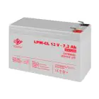 Аккумулятор гелевой LPM-GL 12V - 7.2 Ah — миниатюра 3
