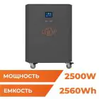 Система резервного питания LP Autonomic Power FW 2500W (АКБ 2600Wh) Графит глянец — миниатюра 1