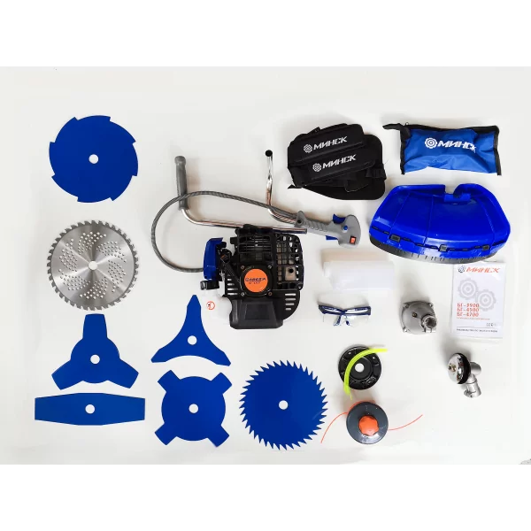 Бензокоса Минск БГ-5700 (4 ножа+2 катушки) - фото 5