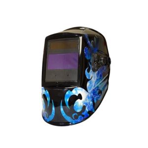Зварювальна маска MEGATEC Командор 423R (BLUE FLASH)
