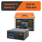 Кoмплект резервного питания LP (LogicPower) ИБП + литиевая (LiFePO4) батарея (UPS B430+ АКБ LiFePO4 768Wh) — миниатюра 1