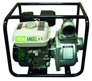 Мотопомпа бензинова Iron Angel WPG 80M (патрубок 80 мм, 6.5 к.с., 60 куб. м/год)