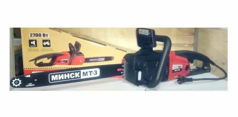 Электропила цепная Минск МТЗ МПЭ-2700 - фото 2