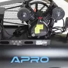 Компрессор двухцилиндровый ременной APRO 2.2кВт 402л/мин 100л — миниатюра 3