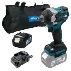 Аккумуляторный гайковерт PROFI-TEC DTW500BL POWERLine (1*PT2040EP (4.0 Ач), зарядное устройство) — миниатюра 1