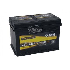 Стартерна батарея 80АЗ SADA PREMIUM LINE SMF 80АЧ, 800А