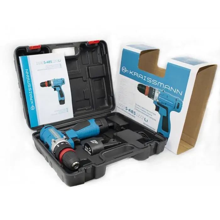 Шуруповерт аккумуляторный KRAISSMANN 1500 S-ABS 12/2 Li - фото 4 Шуруповерт аккумуляторный KRAISSMANN 1500 S-ABS 12/2 Li - фото 4