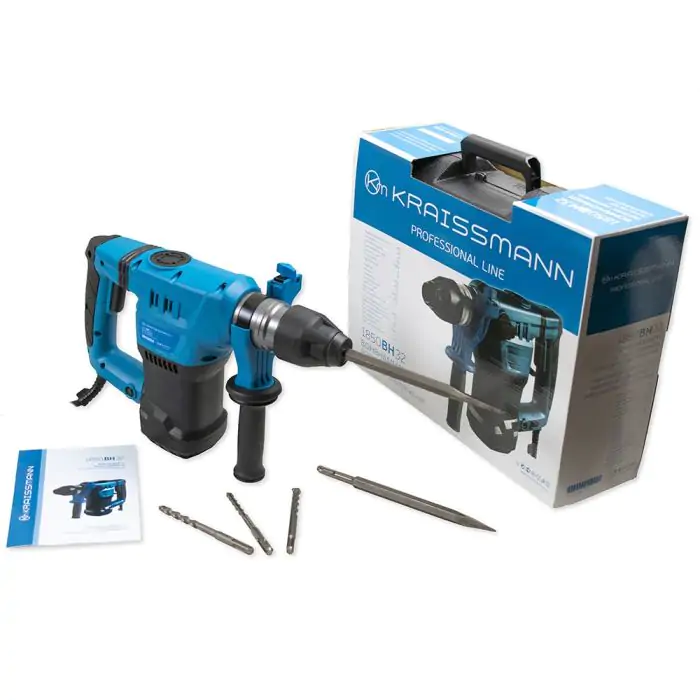 Перфоратор KRAISSMANN 1850 BH 32 - фото 3 Перфоратор KRAISSMANN 1850 BH 32 - фото 3