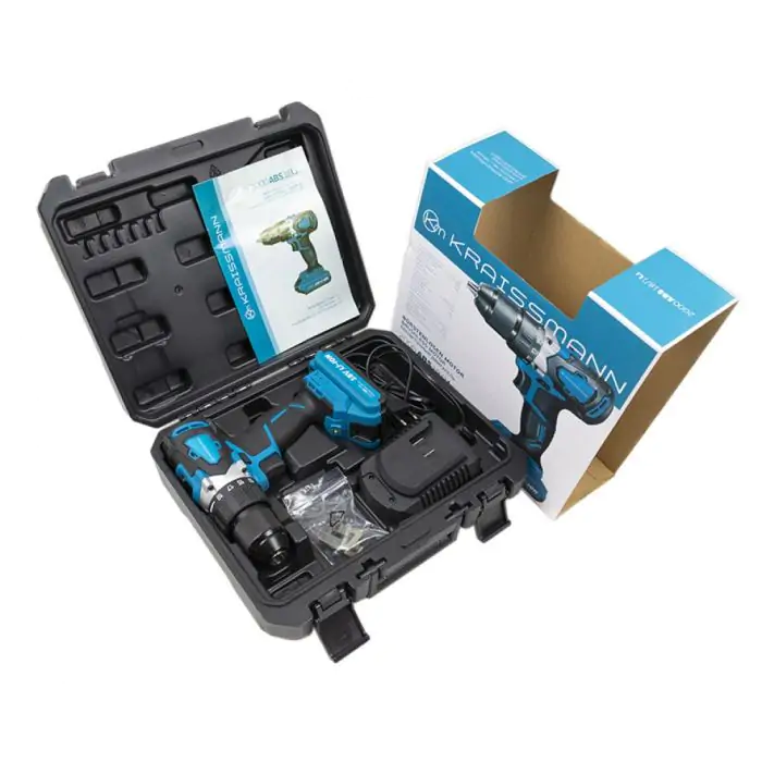 Шуруповерт аккумуляторный KRAISSMANN 2000 ABS 18/1 Li - фото 6 Шуруповерт аккумуляторный KRAISSMANN 2000 ABS 18/1 Li - фото 6