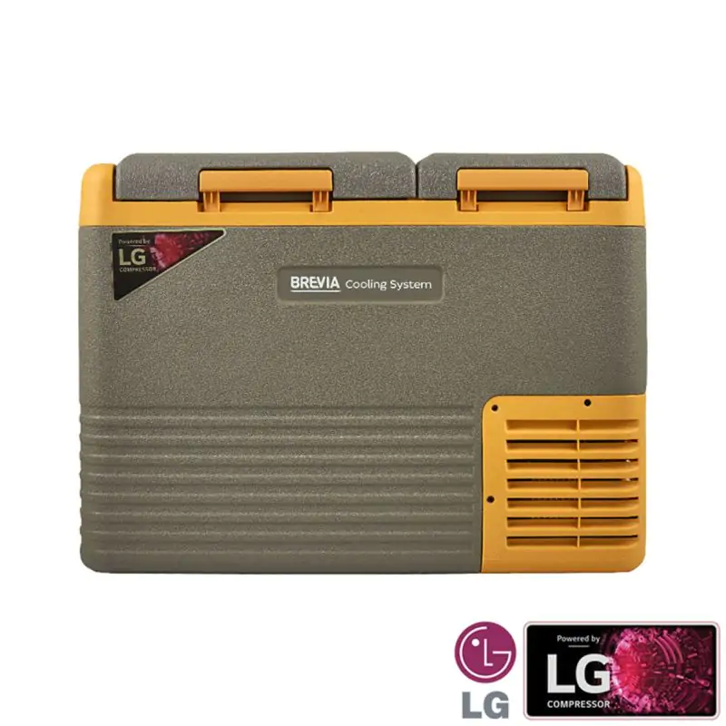 Холодильник автомобільний Brevia 33л (компресор LG) двокамерний 22555 - фото 4