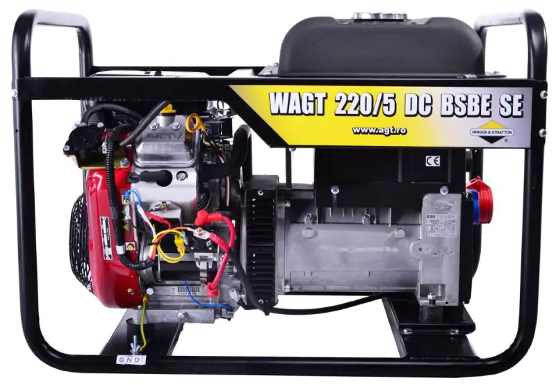 Сварочный генератор AGT WAGT 220/5 DC BSBE - фото 3 Сварочный генератор AGT WAGT 220/5 DC BSBE - фото 3