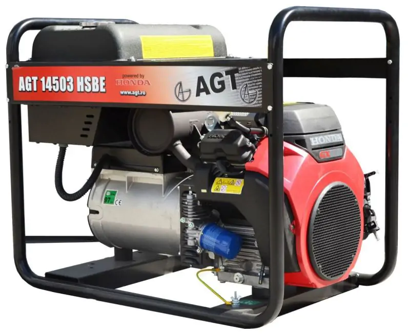 Бензиновий генератор AGT 14503 HSBE R16 - фото 1 Бензиновий генератор AGT 14503 HSBE R16 - фото 1