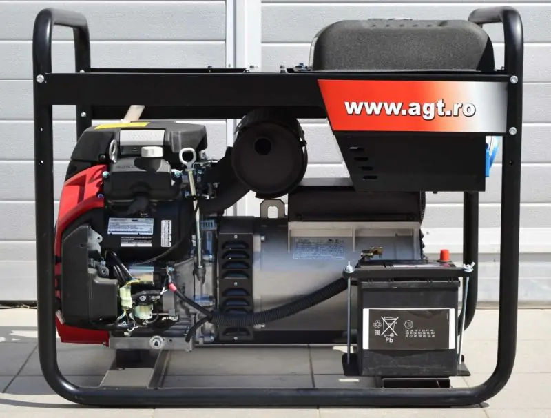 Бензиновий генератор AGT 16503 HSBE R16 - фото 4 Бензиновий генератор AGT 16503 HSBE R16 - фото 4