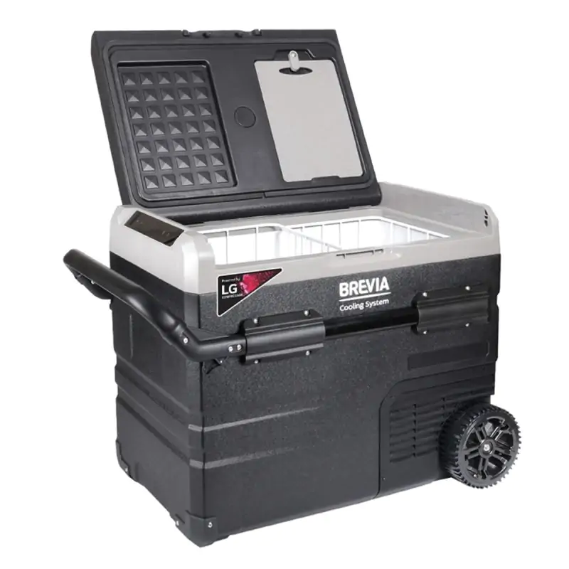 Холодильник автомобильный Brevia 50л (компрессор LG) 22635 - фото 2