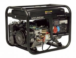 Трифазний бензиновий генератор Hyundai HY 7000LE-3
