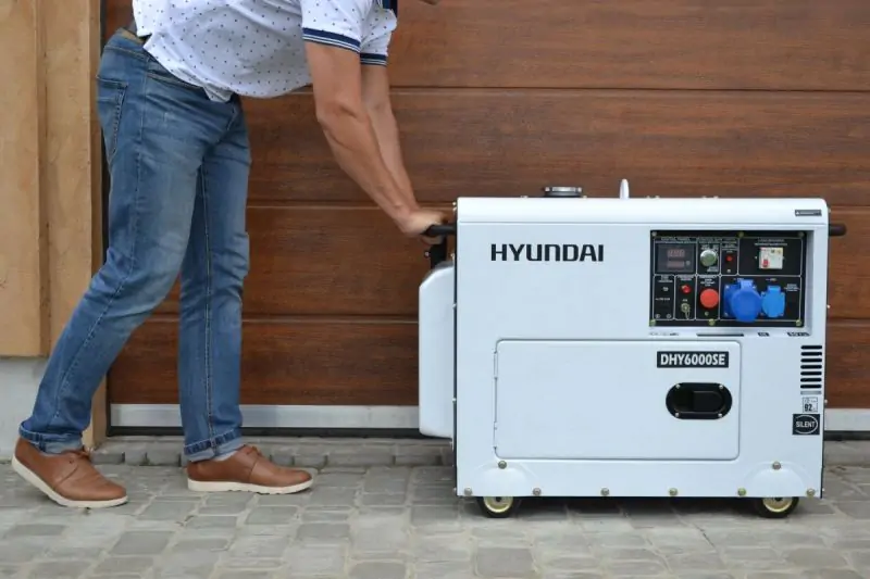 Дизельный генератор Hyundai DHY 6000SE - фото 5 Дизельный генератор Hyundai DHY 6000SE - фото 5