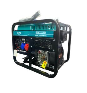 Дизельний генератор INVO DT-8000EA, 7.5/8кВт, 220/380В