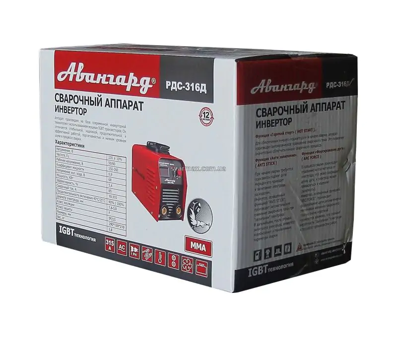 Сварочный инвертор Авангард РДС-316 Д - фото 2
