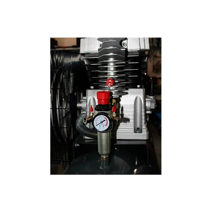 Поршневой воздушный компрессор 200 л GTM KCH2090-200L ременной - фото 3