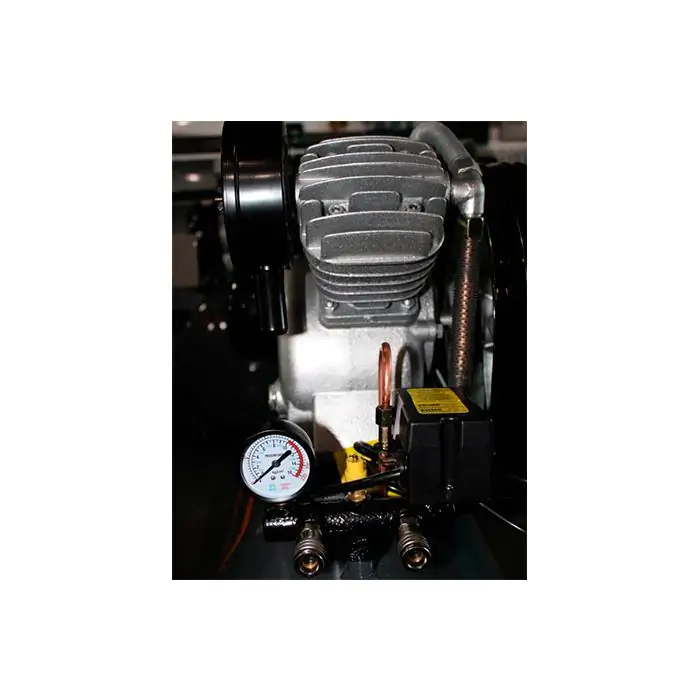 Поршневой воздушный компрессор 100 л GTM KCJ2070-100L ременной - фото 4