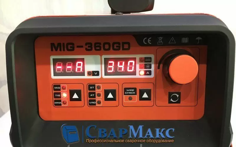 Сварочный полуавтомат Искра MIG/МИГ 360GD Industrial Line - фото 2 Сварочный полуавтомат Искра MIG/МИГ 360GD Industrial Line - фото 2